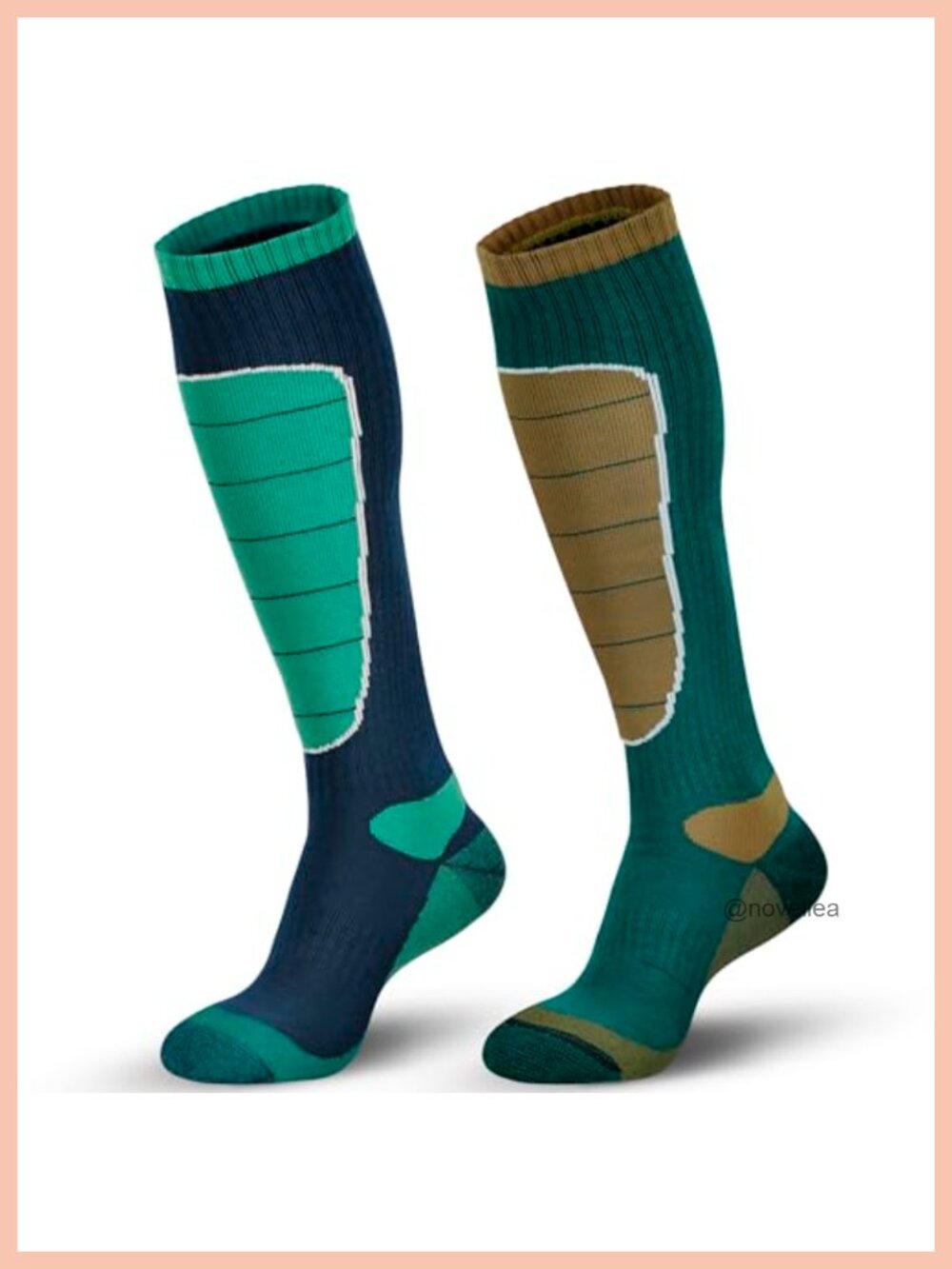 Merino Wool Knee High Ski Snowboard Socks Cushioning Warm Thermal